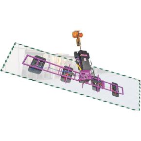 Heavy-duty Hydraulic Flip-Rotate Glass Vacuum Lifter